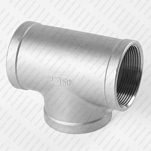 Quality Stainless Steel Female Thread Tee Fitting 316 304 Carbon BSPT NPT for sale