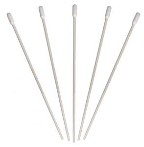 Quality Long Handle Cotton Swabs Cleanroom Consumables 6 Inch Standard Paper / Wood Handle for sale