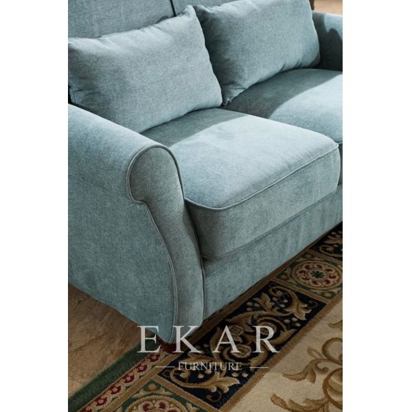 Upholstered Furniture Living Corner Sofa Set Designs Chesterfield Sofa LM001