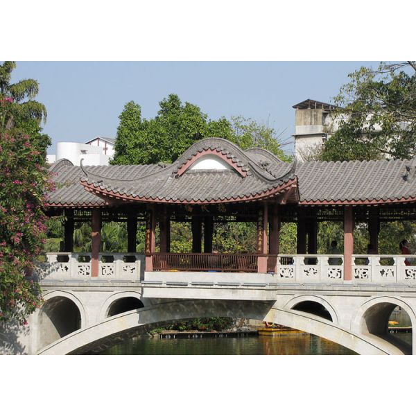 Antique Asian Style Chinese Clay Roof Tiles Eaves Ceramic Roof Tiles