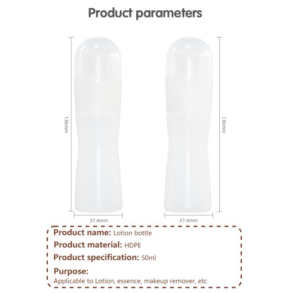 Fun Products Packaging Sex Lubricating Oil Packaging Bottle HDPE Plastic Bottle 50ml