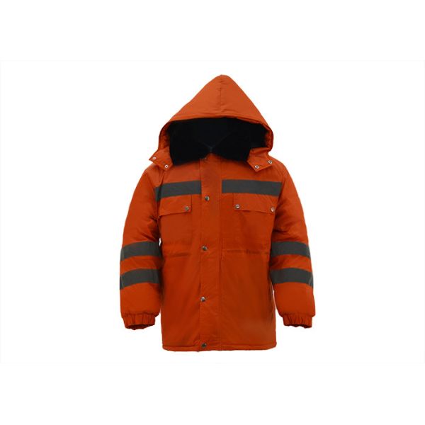 High Visible Orange Heavy Duty Workwear Clothing Winter For Workers