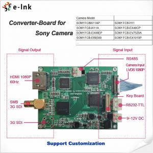 Quality RS232 control HDMI Fiber Extender Converter Board For Sony Camera Output for sale