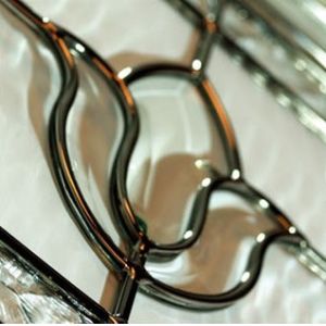 Quality decorative glass(black chrome) for sale