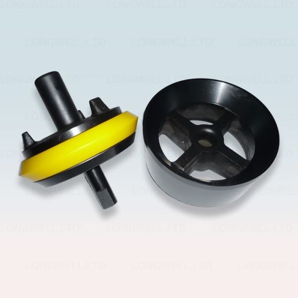 Drill Rig Triplex Mud Pump Valve Four Web Valve Assembly Tear Resistance