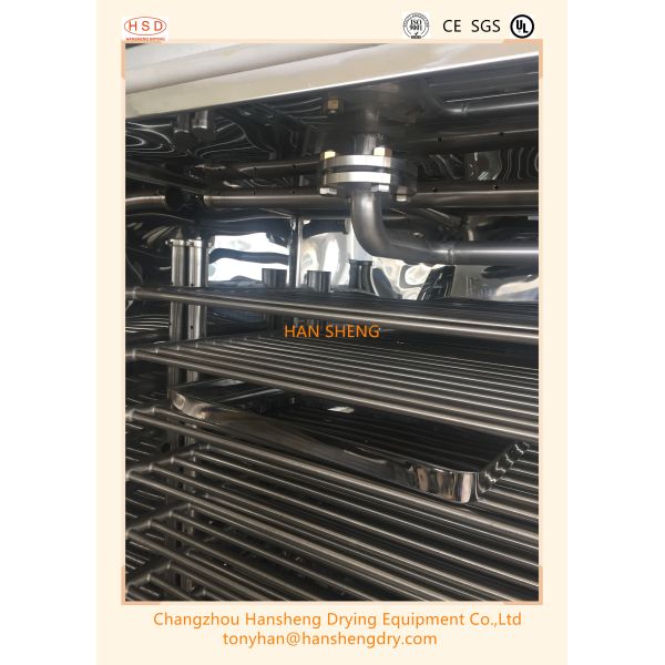 SS304 SS316 Static Vacuum Tray Dryer For Food Industry