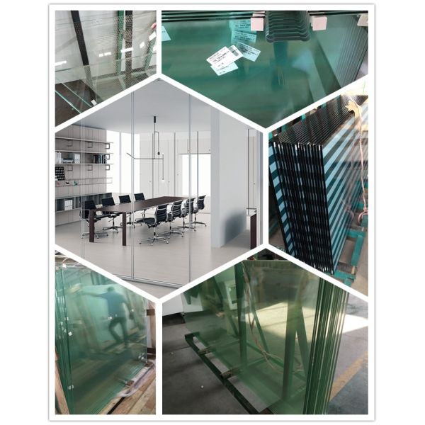 Modern Office Desks Call Center Furniture Partition and Office Workstations 6 Person Cubicles Glass Modular 301-32-8SA