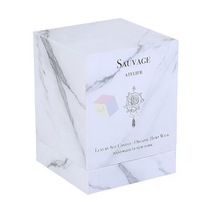 Personalized Rigid Cardboard Luxury Candle Gift Box With Foam Insert