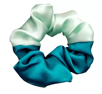 Colored Washable Silk Scrunchie , 19 Momme Stretchy Hair Ties For Girls