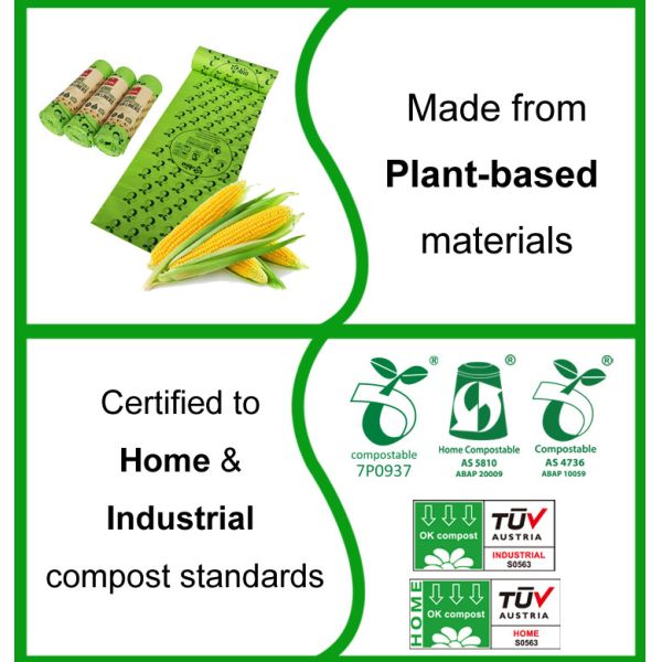 Durable Biodegradable Shopping Bags Lightweight 5LB capacity