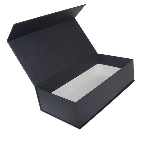 Small Black Gift Packaging Box Rigid Ring Tag Cufflink Gift Box