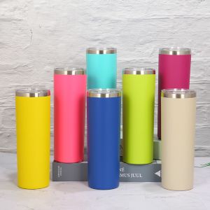 White 20 Oz Vacuum Insulated Stainless Steel Tumbler Beer Pints