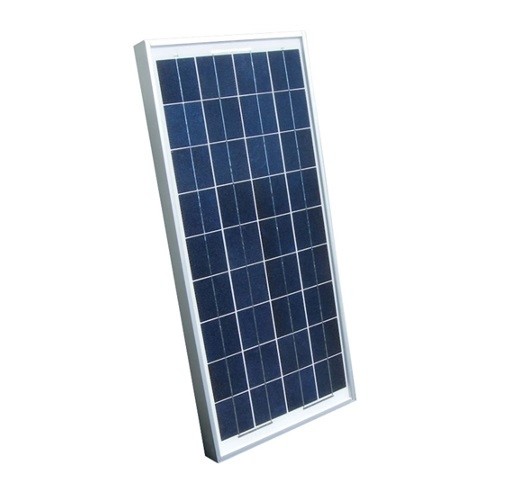 10w 12V Solar Panel , Poly Solar Module Overcharging Protection With White Frame