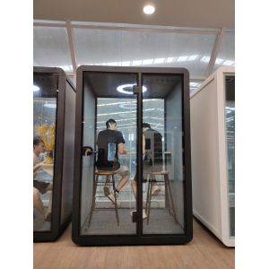 China Soundproof Acoustic Movable Silent Phone Booth 240V ISO3834 on sale