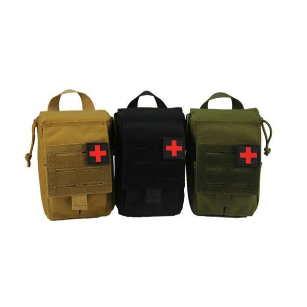 Small Tactical First Aid Kit Hiking Men Army Military IFAK Pouch Molle Emergency Trauma Bag