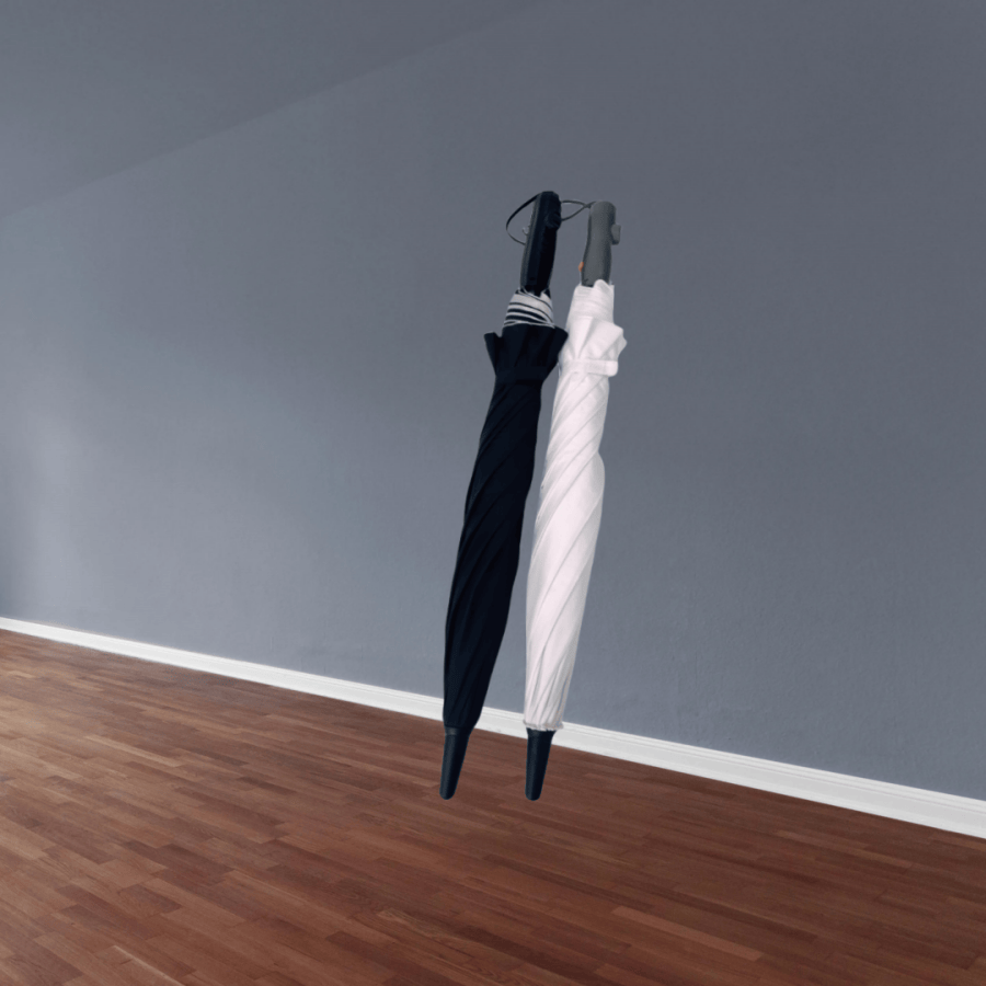 Customized Color Logo Pongee Outdoor Fan Umbrella Steel Shafe Fiberglass Frame