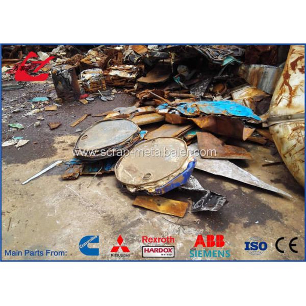 Heavy Duty Hydraulic Drum Press Machine For Rolling Hoop Barrels WANSHIDA