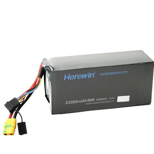 Herewin 6s 22000mah Lipo Soft Pack Battery 22.2V For Agricultural Sprayer UAV
