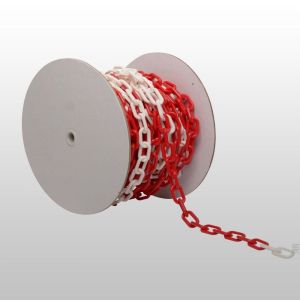 China Strong Plastic Barrier Chain , Durable PE Material Safety Plastic Chain on sale
