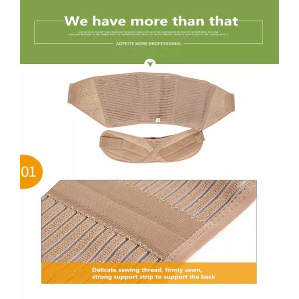 Pregnant Waist Support Band , Breathable Soft Maternity Back Brace Abdominal Belt