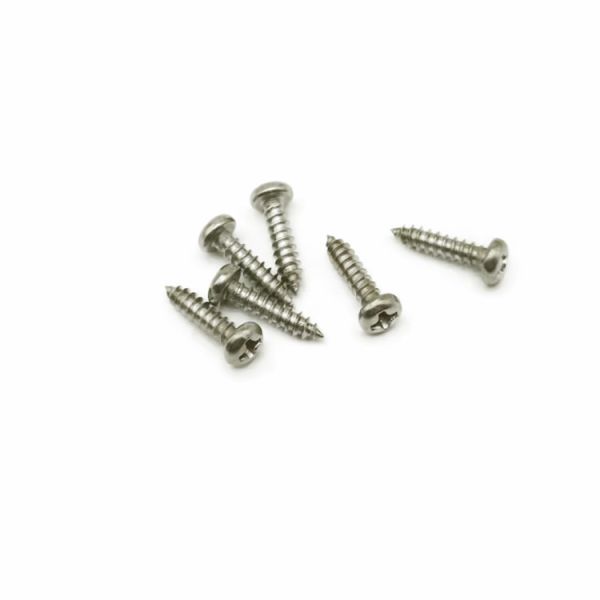 PA3.0X12 Stainless Stee Cross Recessed Pan Head Tapping Screw Stainless Stee Phillip Pan Head Tapping Screws Self Tapping Stainless Steel Screws For Metal , Ss Pan Head Self Tapping Screw