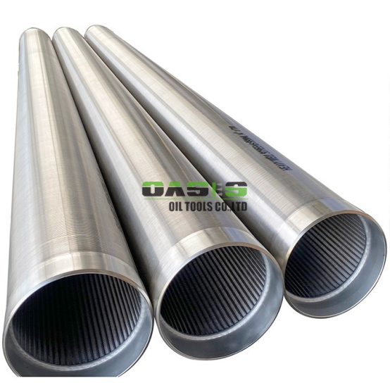 wire wrapped screens are used to effectively filter fine particles for improved long-lasting performance SS304