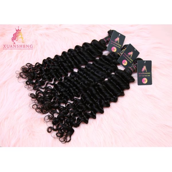 Malaysia Curly Cuticle Aligned Indian Virgin Hair Extensions Natural Soft Smooth