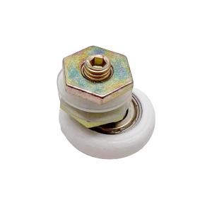 Quality Bathroom Zamak Sliding Stainless Steel Door Rollers Pulley Customized for sale