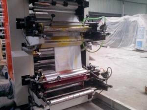 Quality 2 Color Flexo Printing Machine  1000mm Width For Polyethylene for sale