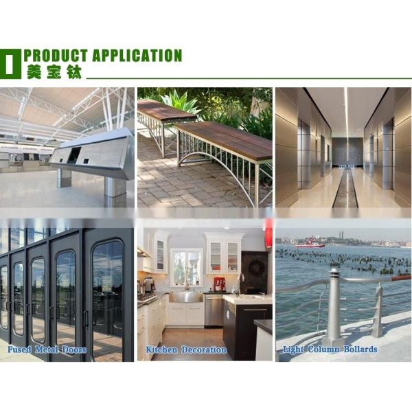 201 304 Etch Finish Elevator Stainless Steel Sheet 1.5mm Thickness