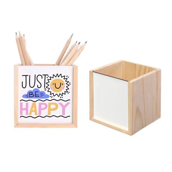 Diy Sublimation Pencil Wood Box Gift For Students Photo Pencil Box for heat transfer