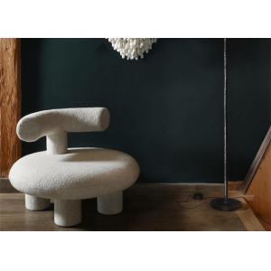 Quality Baby Modern Fabric Dining Chairs Sponge Filled Grey Single Sofa for sale