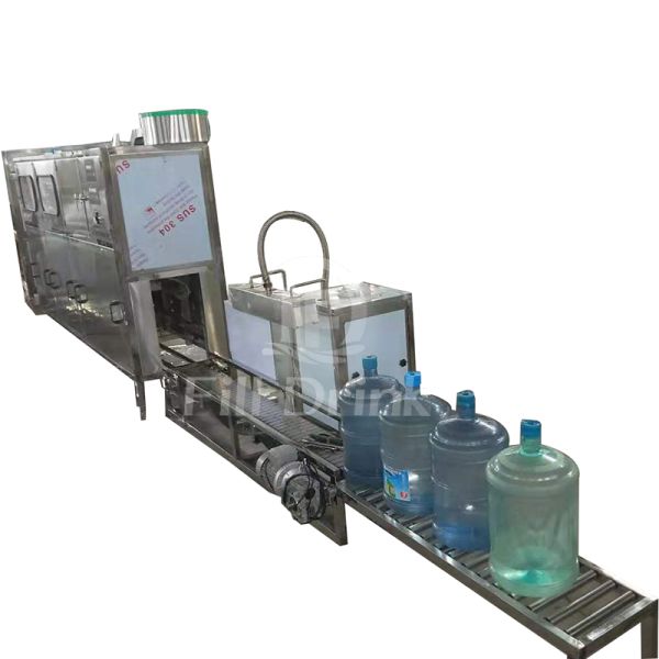 300BPH 5 Gallon Double Line Bottling Line Equipment Two Double Station