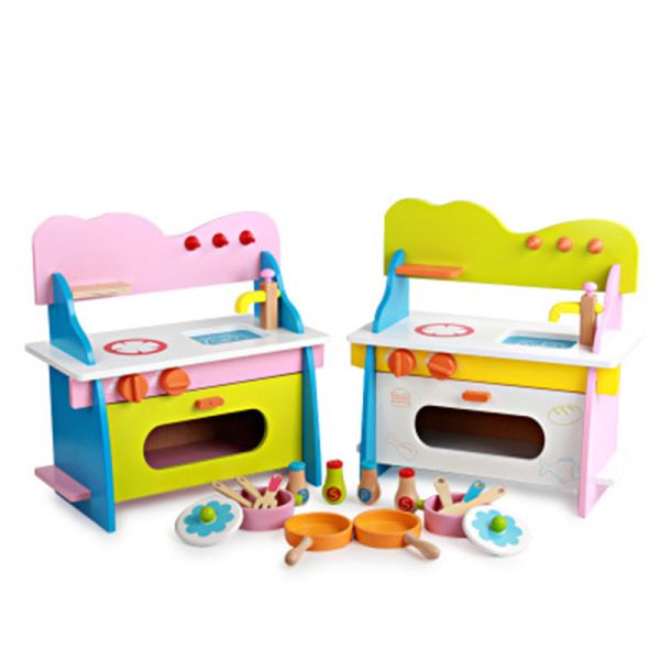 Cooking 3cm Cosplay Wooden Miniature Kitchen Set Mini Wooden Kitchen Toy