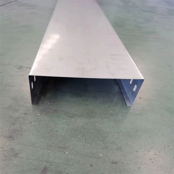50mm-1000mm Suspended Cable Tray Stainless Steel Ventilation / Perforation Groove