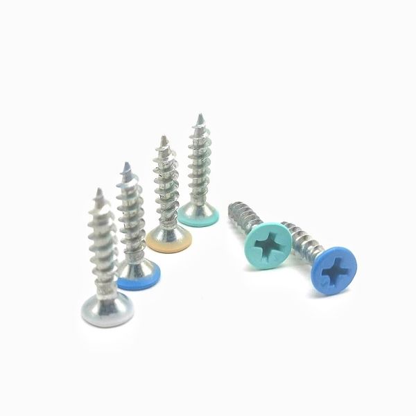 DIN Stainless Steel Self Tapping Screws Countersunk Hexagonal Cross Mountain Wire For Lighting