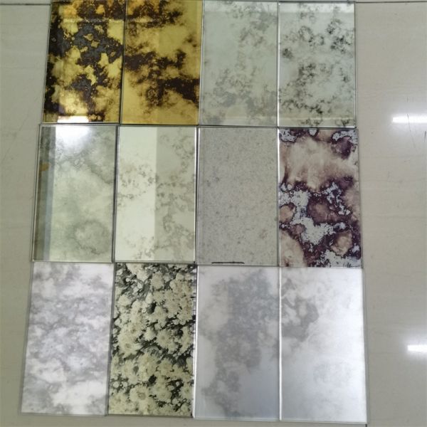 Hotel Antique Style Silver Mirror For Interior Decor Customized Size