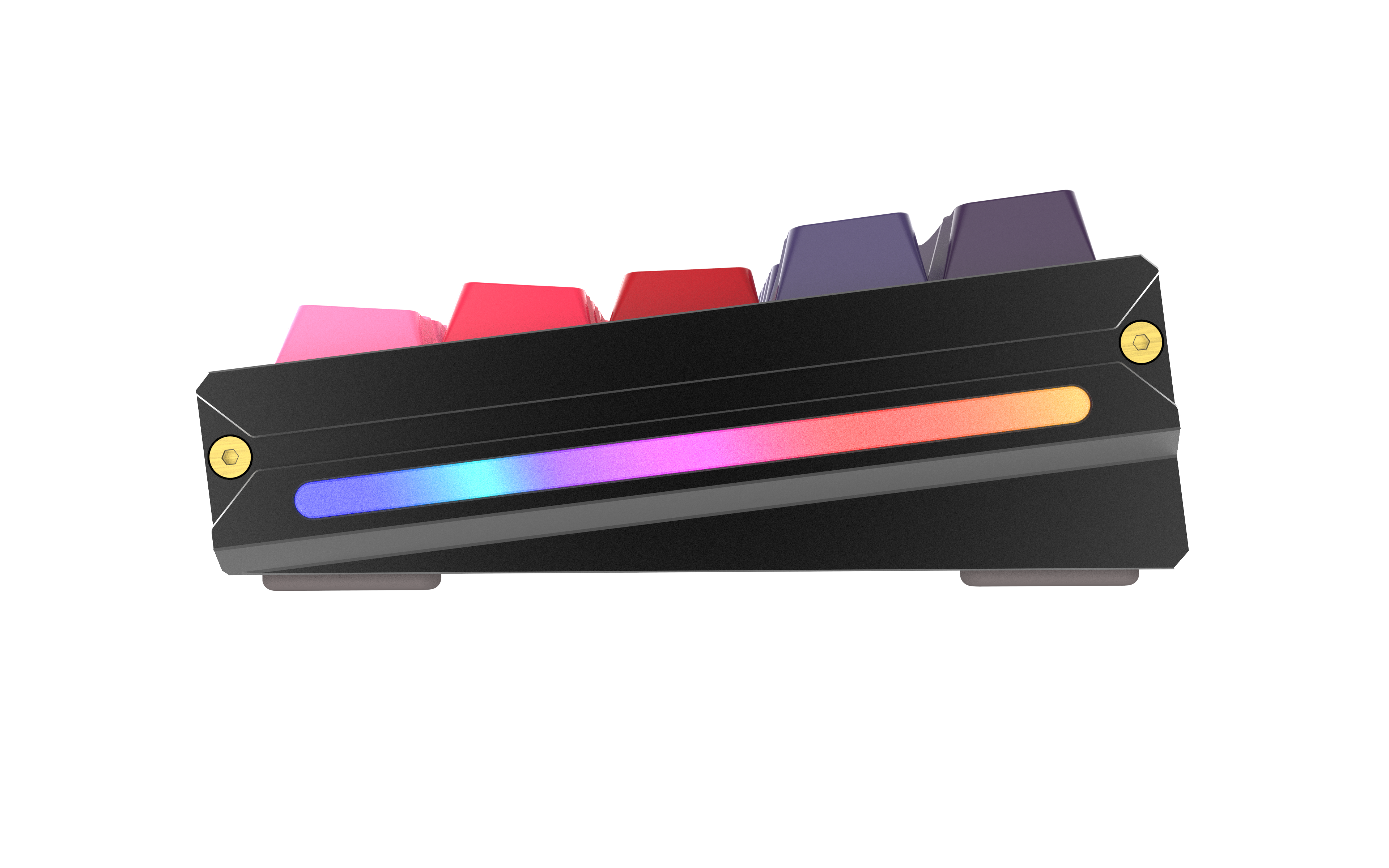 Magnetic Axis Mechanical Keyboard with Long-Lasting Magnetic Axis Switch, OEM Keycap Profile, and Double-Shot Keycap Printing