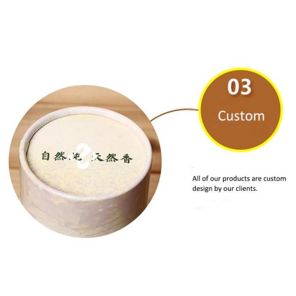 Safe And Non Toxic Paper Cans Packaging Cardboard Cylinder Tea Packaging