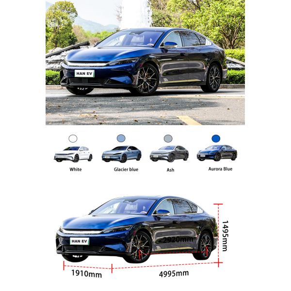 Luxury Electric EV Cars 605KM Innovative Electric Vehicle Powerful