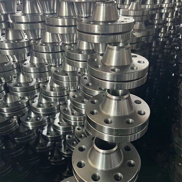 PN100 DN50 Weld Neck Pipe Flanges , Mirror 304 Forged Stainless Steel Flange
