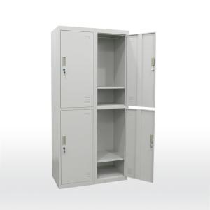 Quality School Furniture 185cm height 0.16 CBM Metal Wardrobe Cabinet for sale