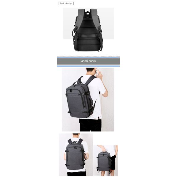 Shoulder Mens Smart Backpacks Multifunction Business Laptop Bag Customized Logo