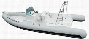 Quality Inflatable Speed Boat With Big Sunbath Bed , 8.5m Orca Hypalon Rib Boat for sale