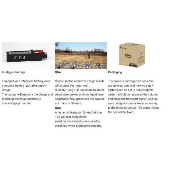 New Manufacture Crop Sprayers Pesticide Spraying Drone for Agriculture