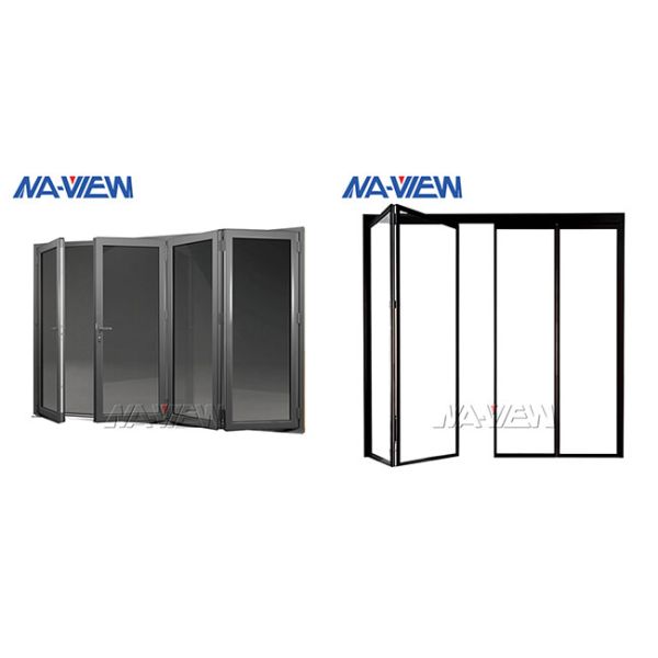 NAVIEW Accordion Style Sliding Glass Doors Fiberglass Screen Netting