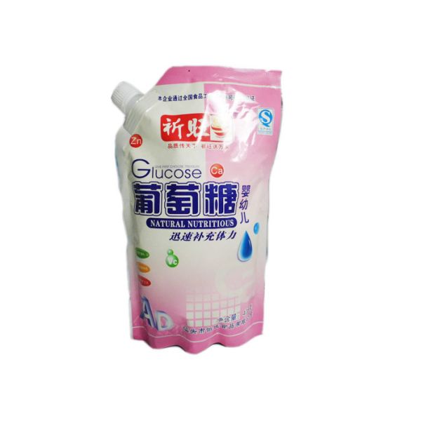 Buy Self Sealing PET / AL / PE Stand Up Pouch With Spout For Beverage, spout pouch wibottom gusset at wholesale prices