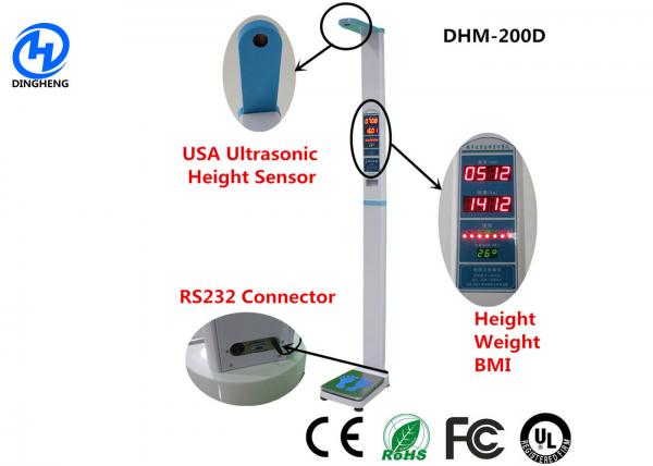 Buy Medical height weight scales with thermal printer and ultrasonic height sensor at wholesale prices
