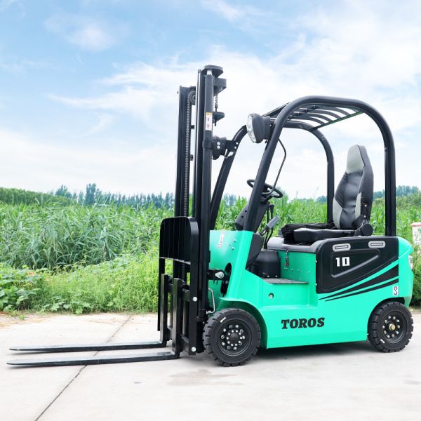 Full Stacker Mini 2 Tonne Electric Forklift Truck Mobile For Industrial