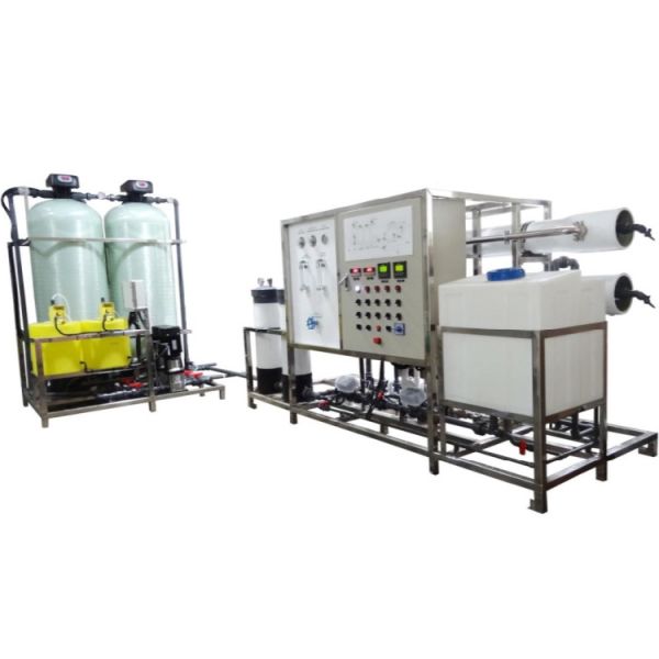 Movable Commercial Use Water Purifier 500L 1000L Reverse Osmosis Drinking Water Purification Plant 2000LPH Frp Tank Brackish Water Desalination